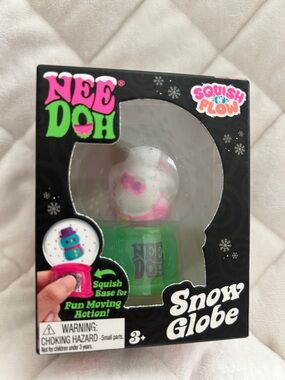 NEEDOH Kids Snow Globe Toy - Pink & Green
